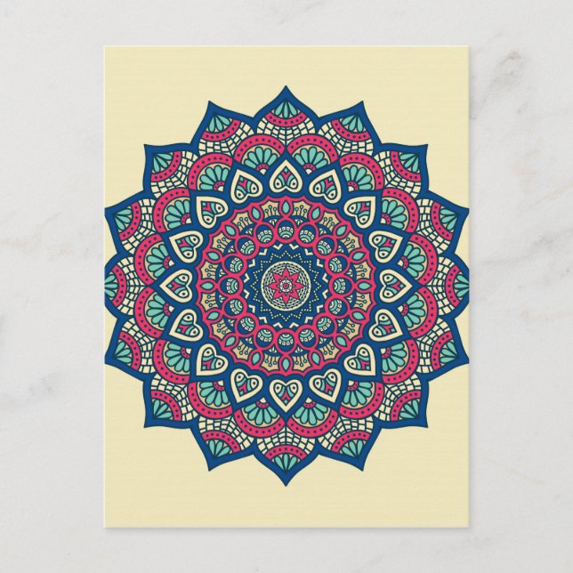 Carte Postale Mandala (Devant)