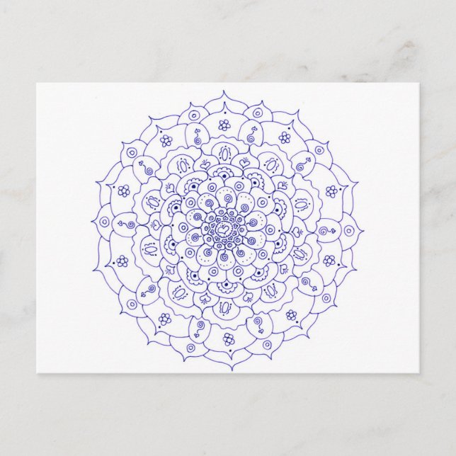 Carte postale Mandala 7 (Devant)