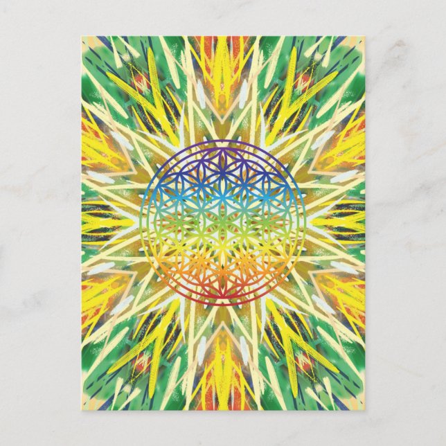 Carte Postale Mandala Art (Devant)