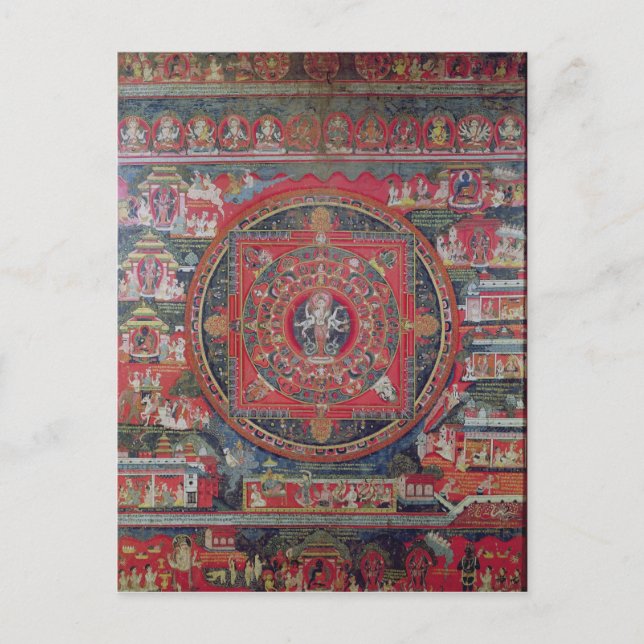 Carte Postale Mandala de Amoghapasa (Devant)