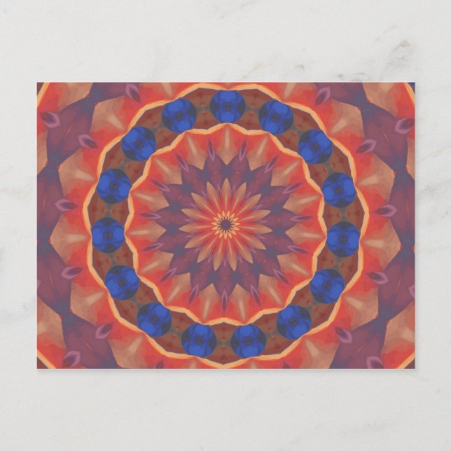 Carte Postale Mandala de Diversités Infinies (Devant)