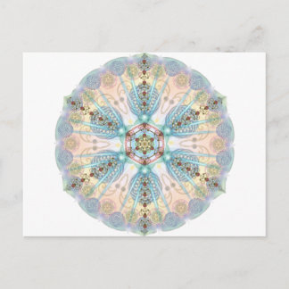 Carte Postale Mandala d'énergie magnétique