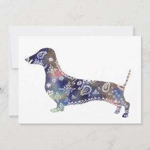 Carte postale Mandala Dog