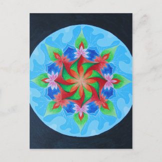 Carte Postale Mandala du printemps
