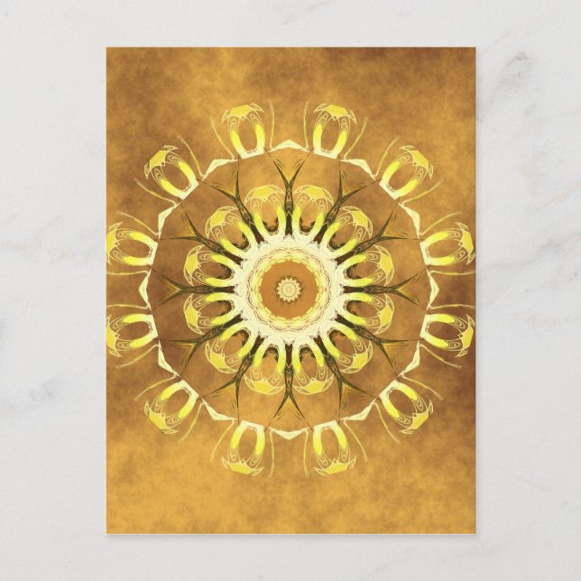 Carte Postale Mandala earth no 2 créé par Tutti (Devant)