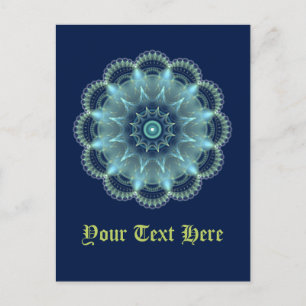 Carte Postale Mandala fractal