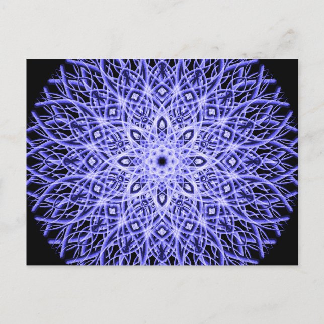 Carte Postale Mandala glaciale (Devant)