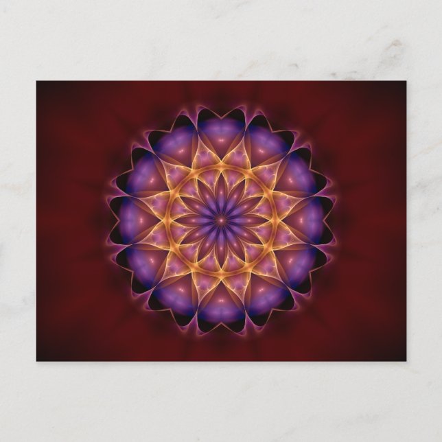 Carte Postale Mandala Kalakupua 1 (Devant)