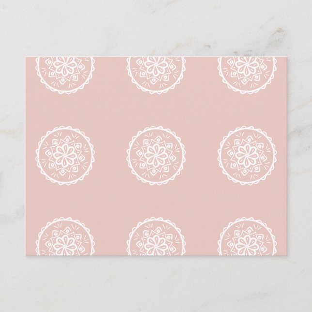 Carte Postale Mandala Mallow (Devant)