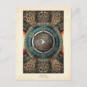 Carte postale Mandala Triskelion