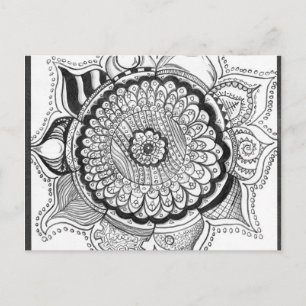 Carte postale Mandala Variée