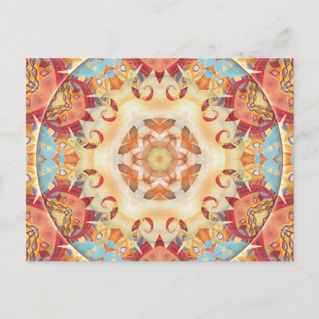 Carte Postale Mandalas de pardon et de libération 2 (Devant)