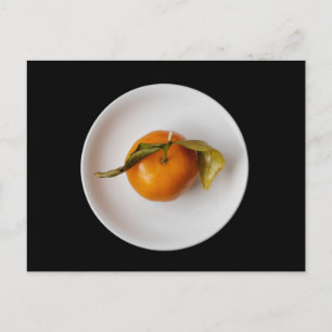 Carte Postale Mandarin Orange Portrait Still Life, Zen Unique