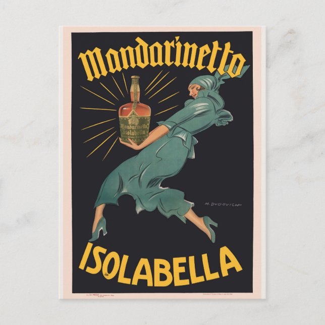Carte Postale Mandarinetto, Isolabella (Devant)