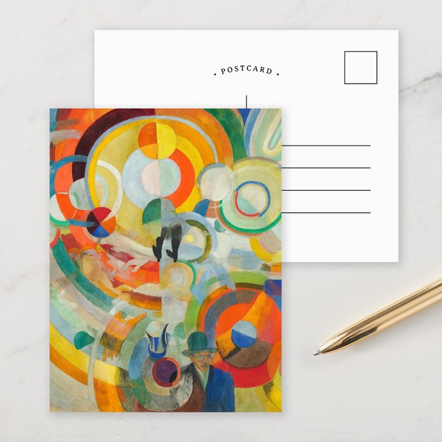 Carte Postale Manège de Cochons | Robert Delaunay (Créateur téléchargé)
