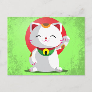 Carte Postale Maneki Neko