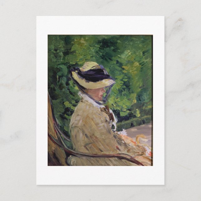Carte Postale Manet | Madame Manet à Bellevue (Devant)