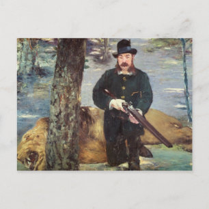 Carte Postale Manet Pertuiset, Lion Hunter, 1881