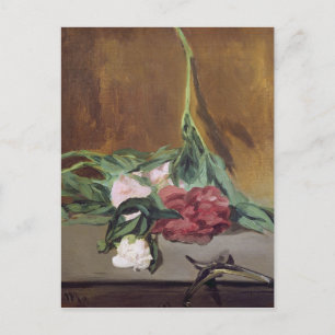 Carte Postale Manet Pierre de pivoines et de sécateurs, c.1864