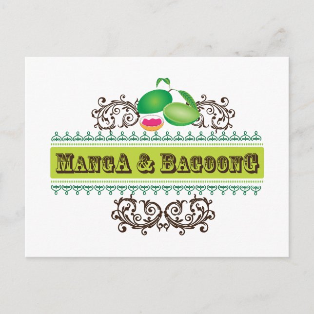 Carte Postale Manga at Bagoong (Devant)