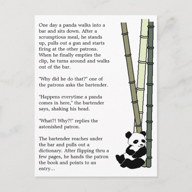 Carte Postale "Mange des pousses et des Feuilles" (Devant)