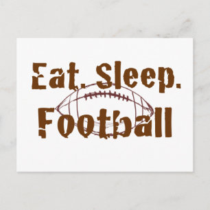 Carte Postale Manger.Dormir.Football 08