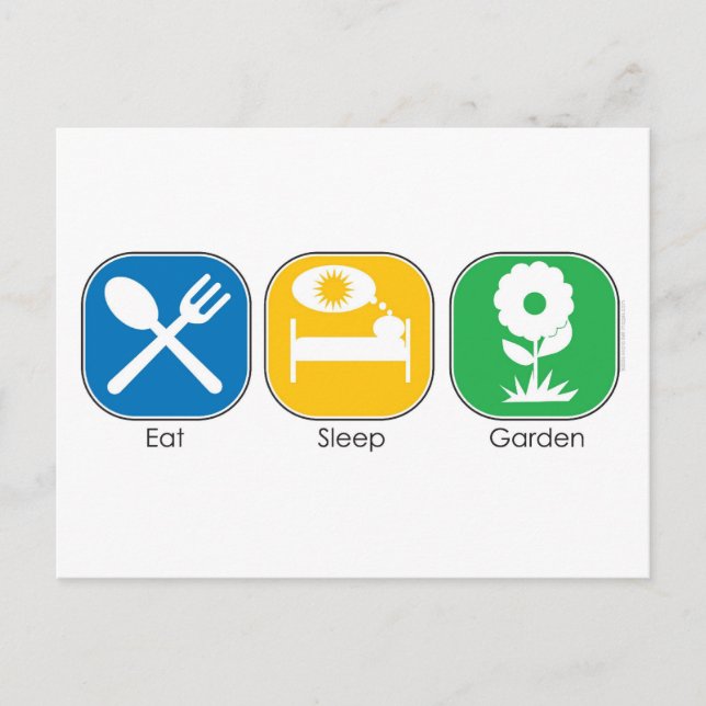 Carte Postale Manger Jardin du sommeil (Devant)