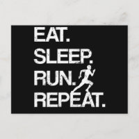 Manger Sleep Run Répéter Marathon Runner Jogging S