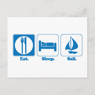 Carte Postale manger voile de sommeil