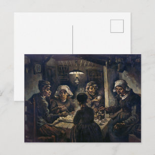 Carte Postale Mangeurs de pommes de terre Van Gogh