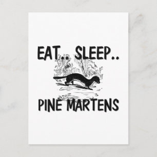 Carte Postale Mangez des marTENS de PINE de sommeil
