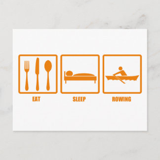 Carte Postale Mangez l'aviron du sommeil