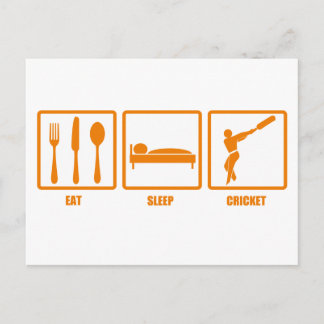 Carte Postale Mangez le cricket du sommeil