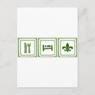 Carte Postale Mangez le sommeil...