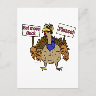 Carte Postale Mangez plus de canard - Parler de Turquie