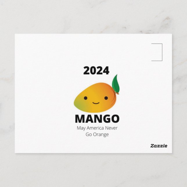 Carte postale MANGO (Dos)