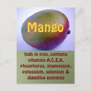 carte postale mangue