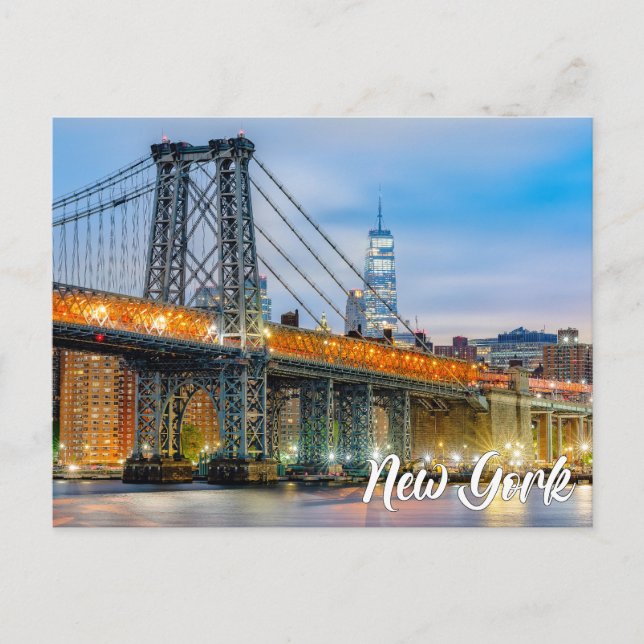 Carte Postale Manhattan Bridge, New York, USA (Devant)