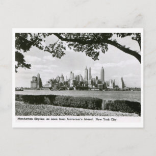 Carte Postale Manhattan de Governor's Island, New York City Vi