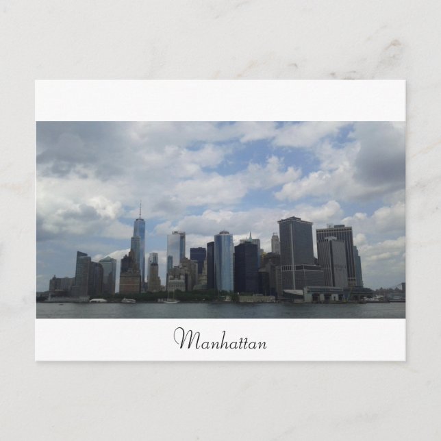 Carte Postale Manhattan from the Staten Island Ferry (Devant)
