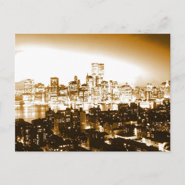 Carte Postale Manhattan New York (Devant)