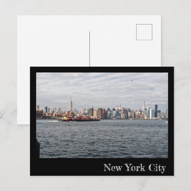 Carte Postale Manhattan, New York (Devant / Derrière)