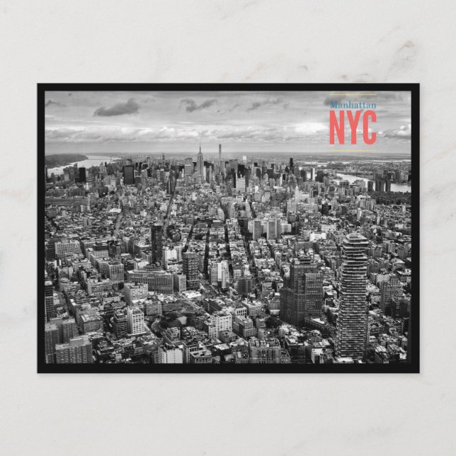 Carte Postale Manhattan, New York (Devant)