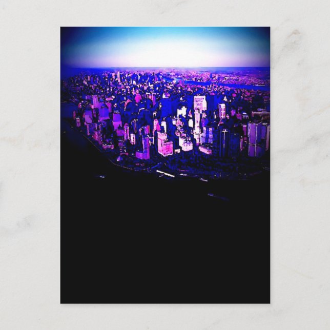 Carte Postale Manhattan New York (Devant)