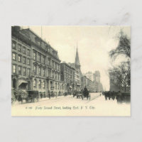 Manhattan, New York, 42e rue 1905 Vintage