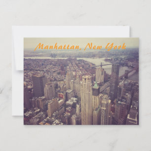 Carte Postale Manhattan Skyline