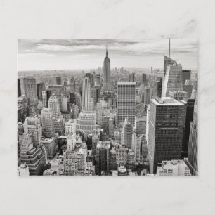 carte postale manhattan skyline