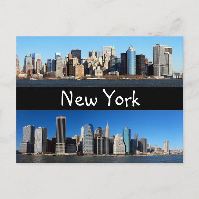 Carte Postale Manhattan Skyline, New York (Devant)