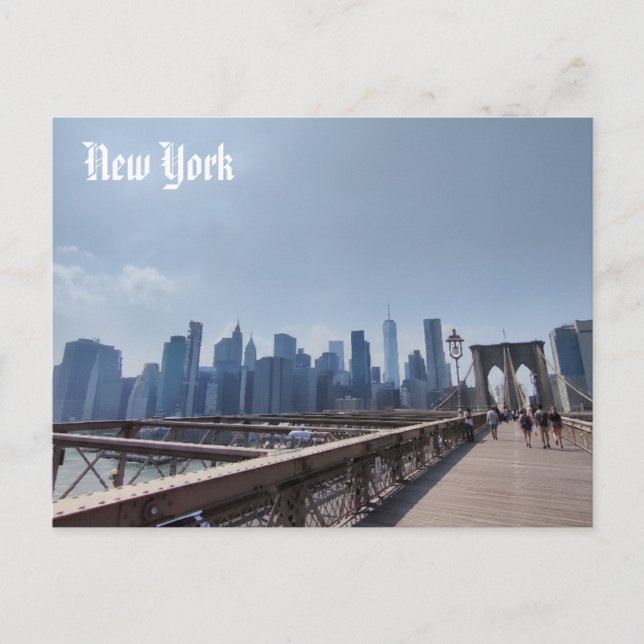 Carte Postale Manhattan View from Brooklyn postcard New York (Devant)