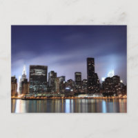 Manhattan Vue Skyline depuis East River, New York